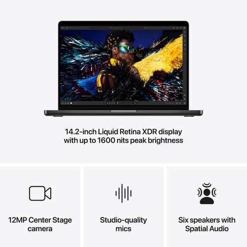 MacBook Pro de 14″ (M4 Pro 1 Tb ,Ram 24G , Preto Espacial
